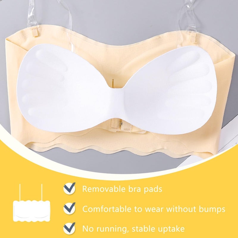 YESLAU Girls Training Strapless Bandeau Bras Teen Cami Tube Top 12-14 14-16 16-18 Seamless Padding Bralettes - Image 4